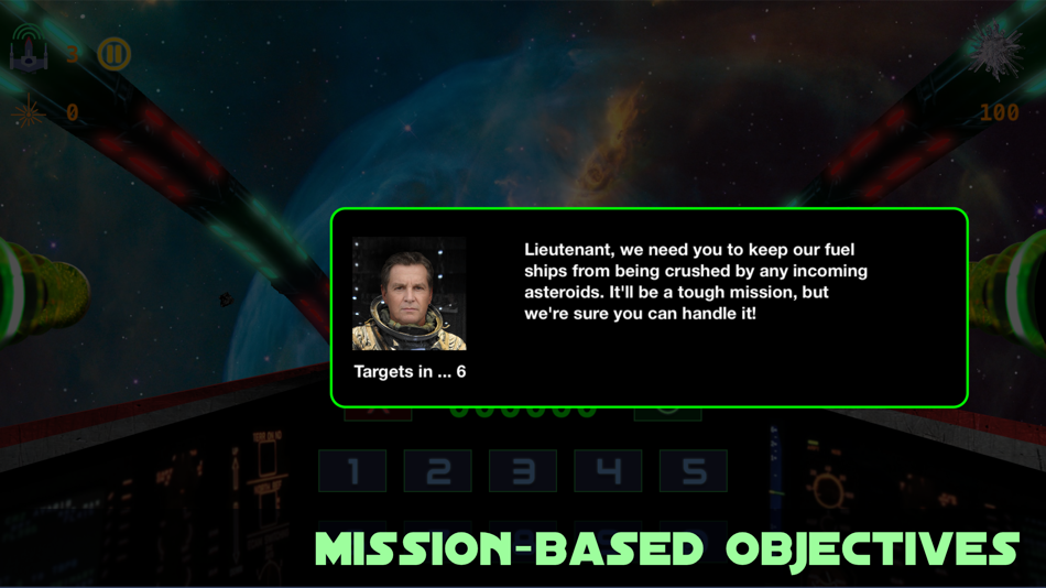 #10. Mathteroids: Math Asteroids (iOS) By: Garland Yu