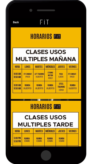 Gimnasio FIT Screenshot