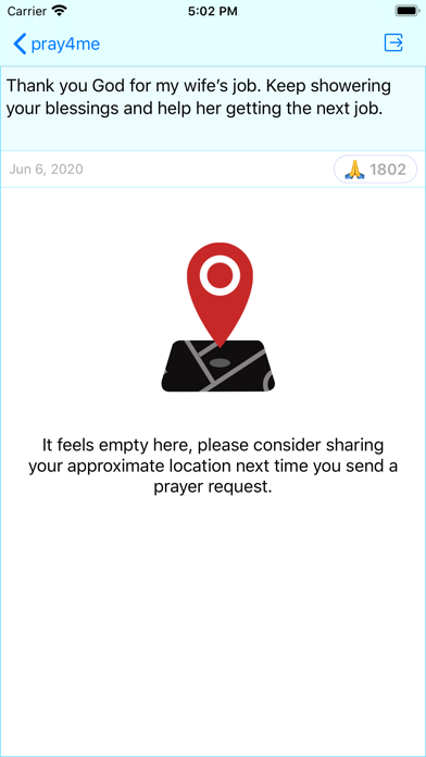 pray4me - prayer requests Screenshot