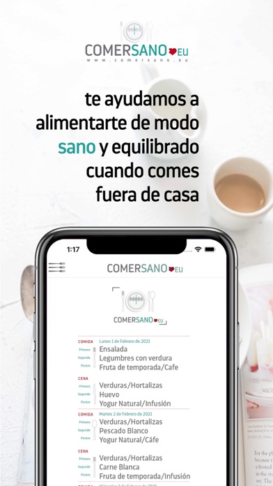 ComerSano.eu Screenshot