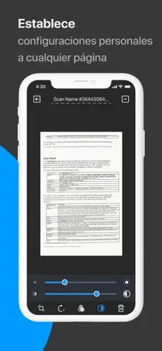Screenshot 7 Escáner App: PDF Docs Escanear iphone