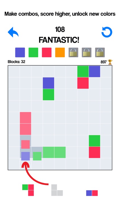 Coloris - 彩色积木，块消除独立益智游戏
