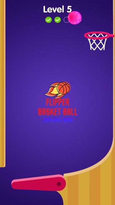 Flipper Basket Ball 2D Screenshot