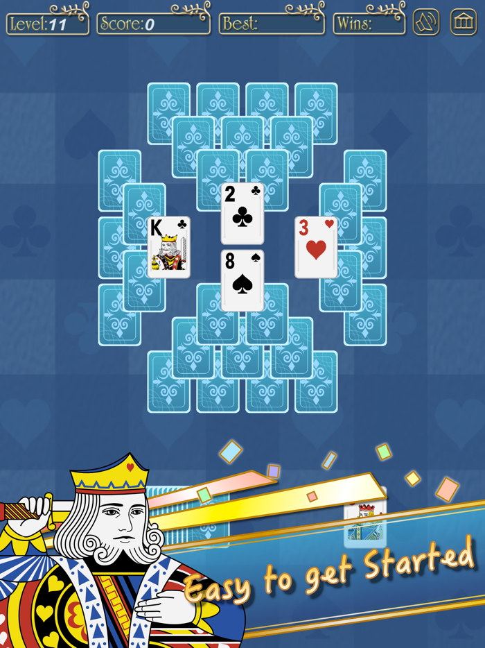 Gold TriPeaks Solitaire