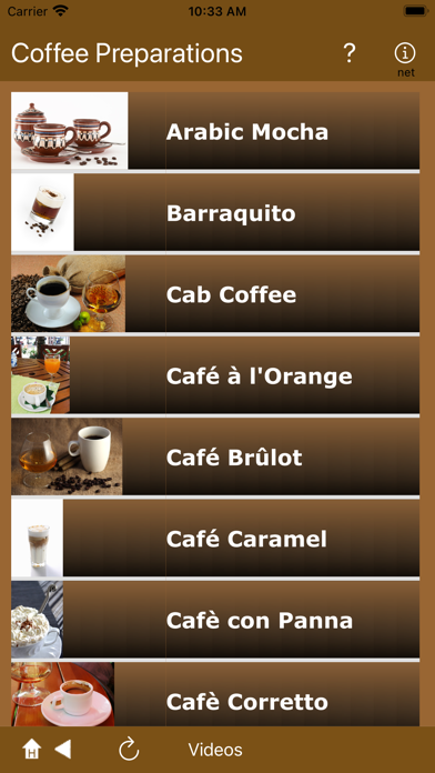 Screenshot #1 pour Coffee Preparations