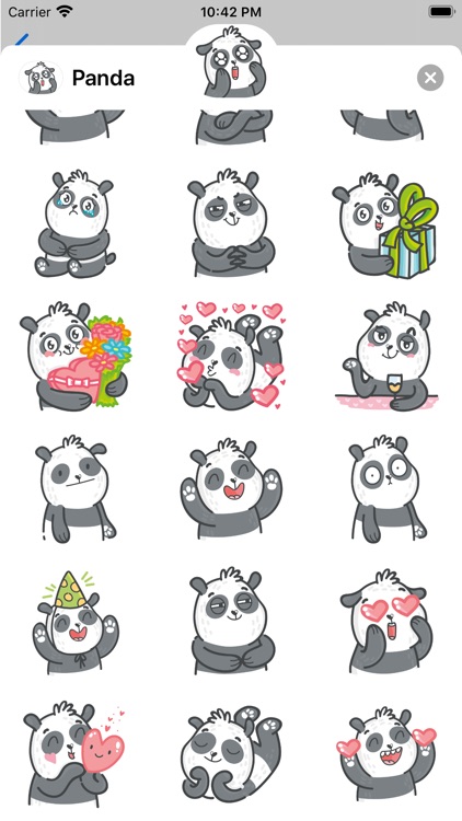 Panda Bear stickers! screenshot-5