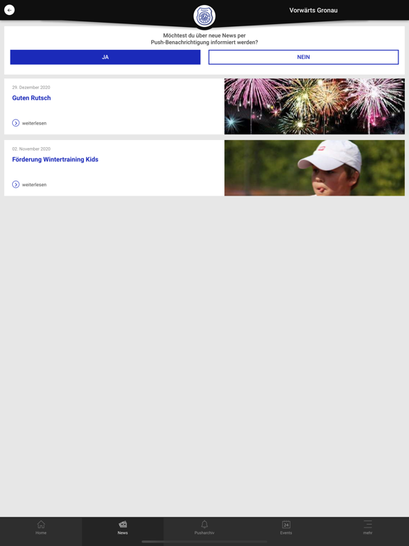 Screenshot #6 pour Vorwärts Gronau Tennis