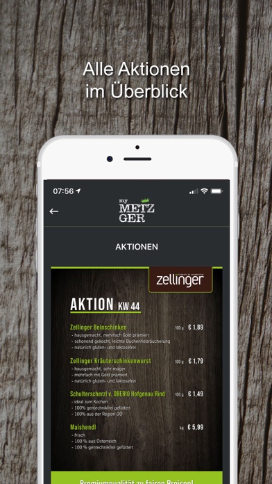 myMetzger Screenshot