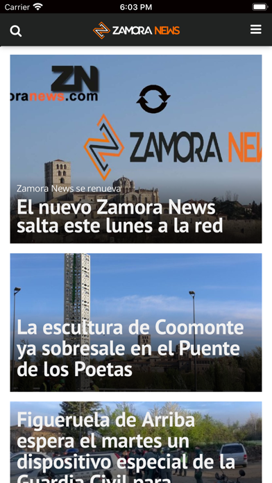 Zamora News Screenshot