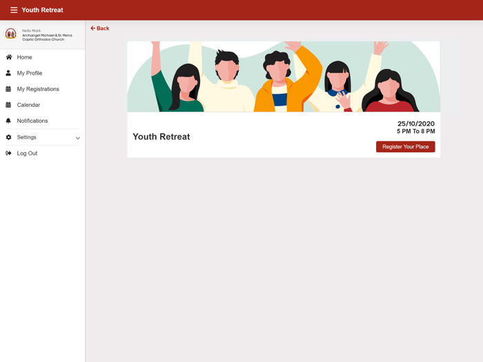 Archangel Michael and St. Mena