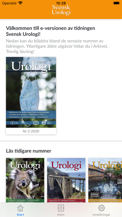 Svensk Urologi Screenshot