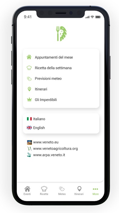 Veneto Meteo Food Screenshot