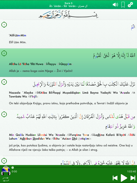 Screenshot #6 pour Quran Audio mp3 Pro: Bosnian