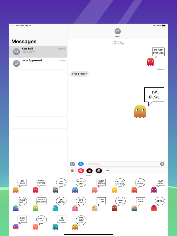 Ghosting Animated Stickers