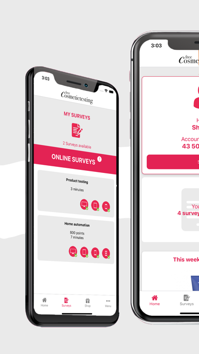 Free Cosmetic Testing Screenshot