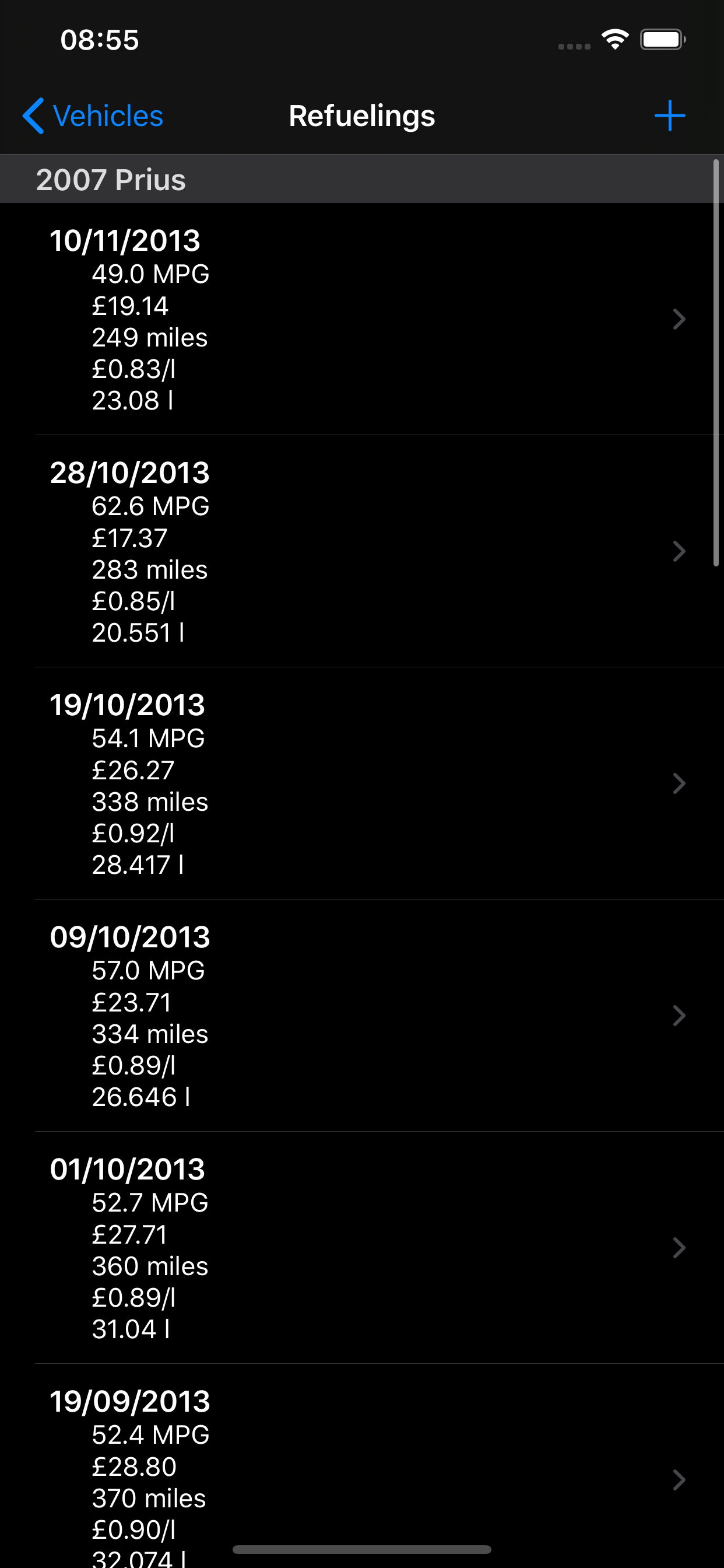 Mileage Keeper