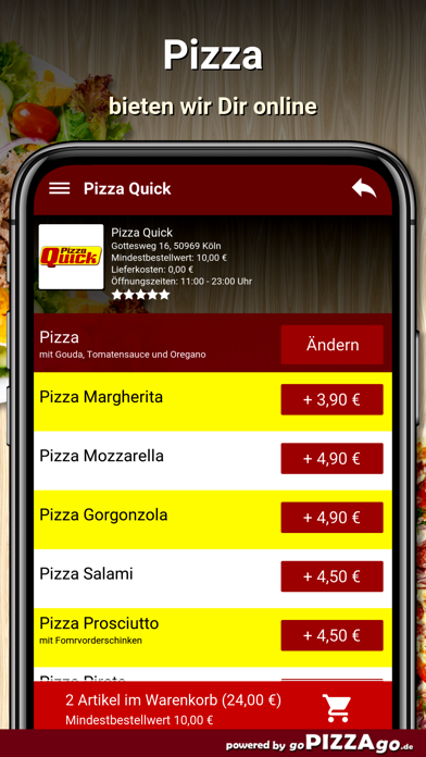 Pizza Quick Köln Screenshot