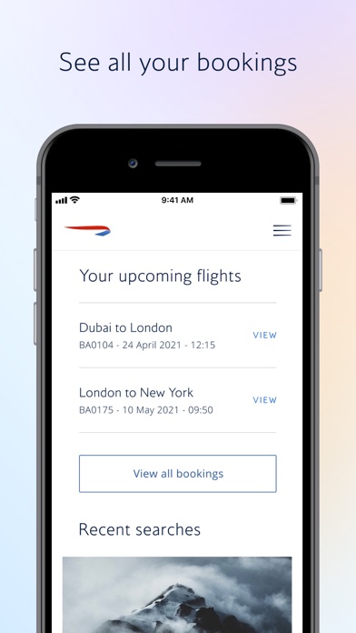 British Airways Screenshot