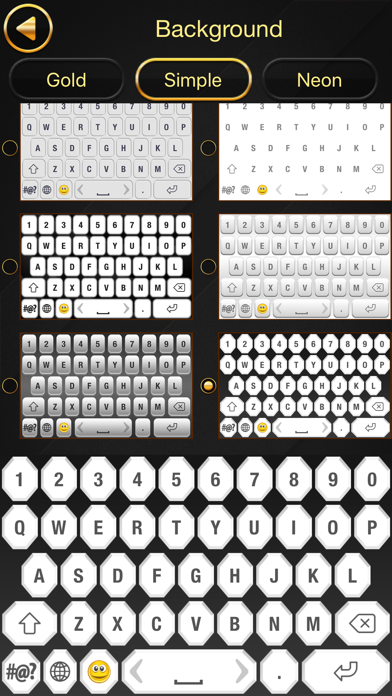 Screenshot #3 pour Or de luxe clavier thème