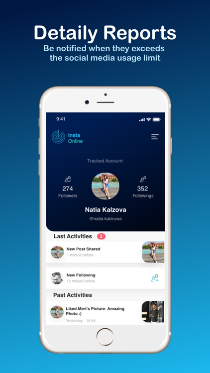Insta Online - App Usage Track