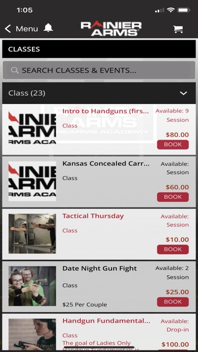 Rainier Arms Firearms Academy Screenshot