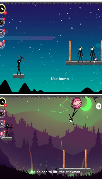 Stickman Jungle Archery Hero Screenshot