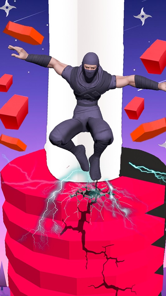 #1. Stack Ninja Jumping Blast Fun (iOS) Podle: Bilal Ahmad