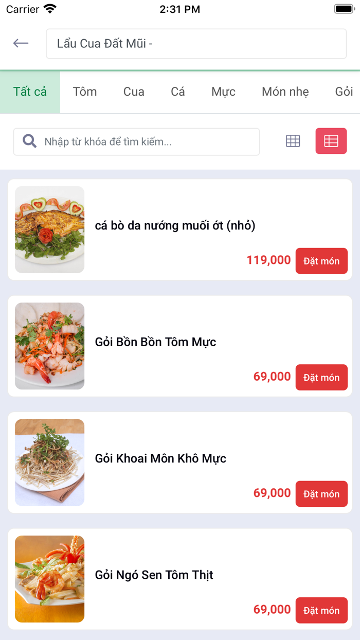 Lẩu Cua Đất Mũi