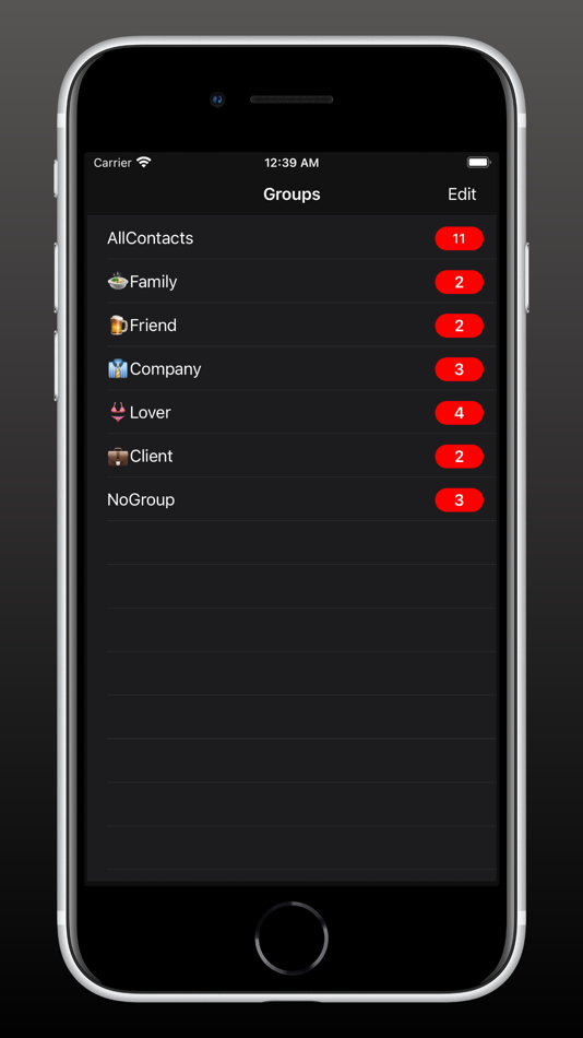 #2. Contacts Grouping (iOS) 由: EJing