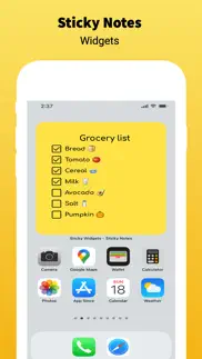 sticky widgets - sticky notes iphone screenshot 1