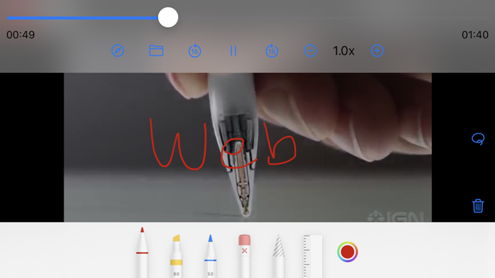 DrawOnVideo - markup on video