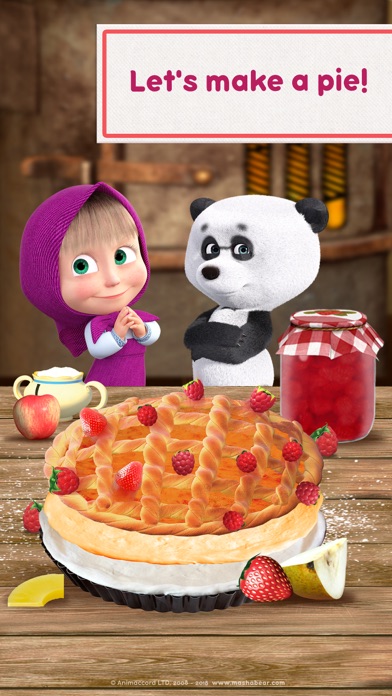 Masha and the Bear Food Games Screenshot