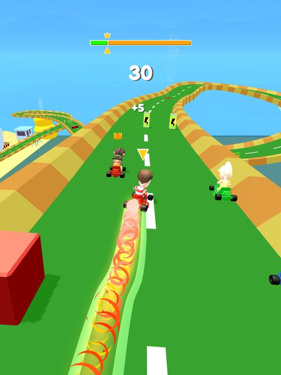 Screenshot #6 pour Kart Rush:Roller Coaster Park
