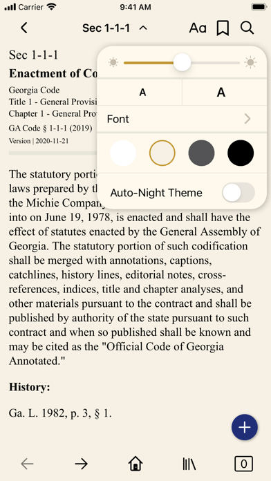 Screenshot #3 pour Georgia Code by PocketLaw