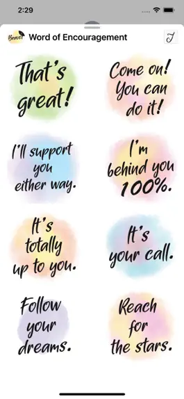 Game screenshot Best Encouraging Words apk