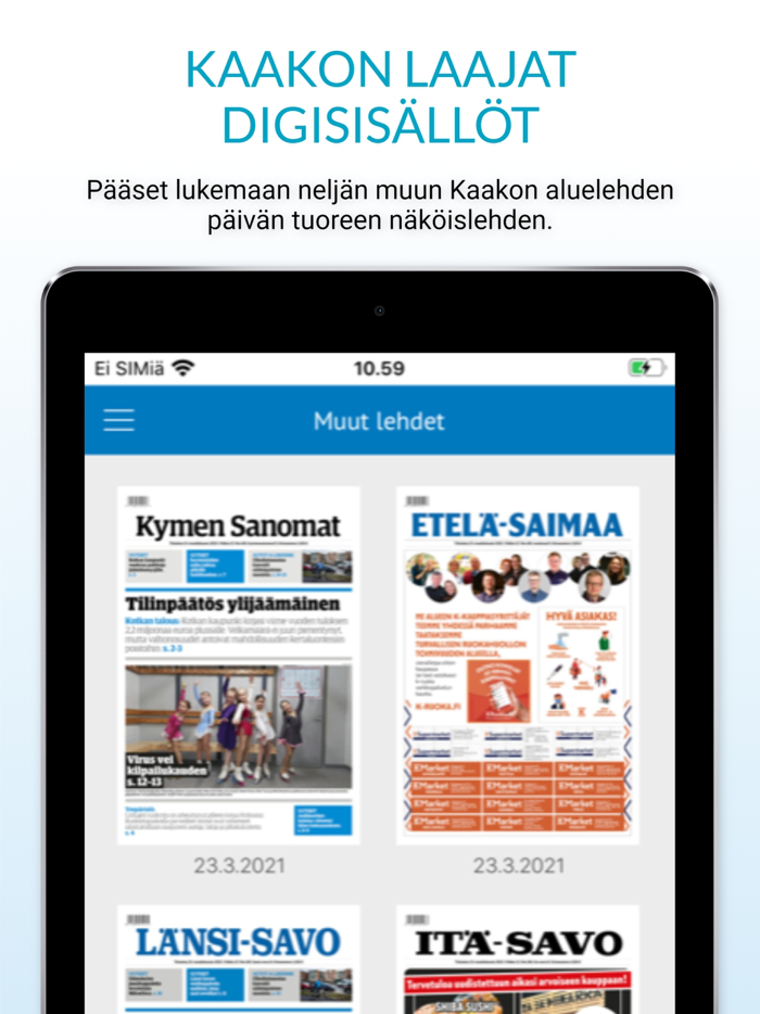 Kouvolan Sanomat päivän lehti