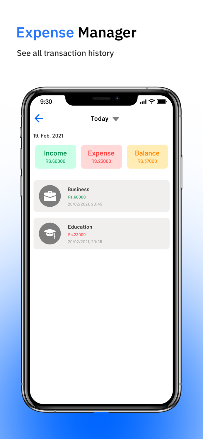 Expense Manager  Daily Budget