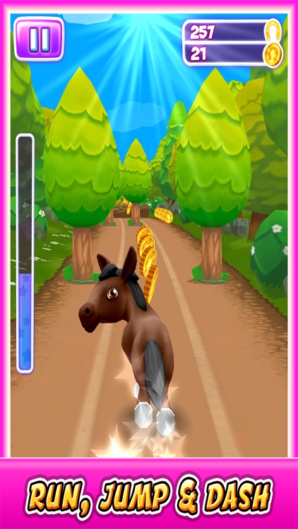 Pony Run - Unicorn Horse Run screenshot-4