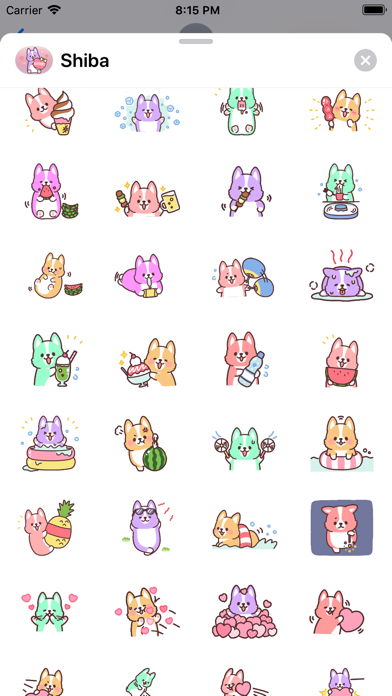 Shiba Dog Stickers pack Screenshot