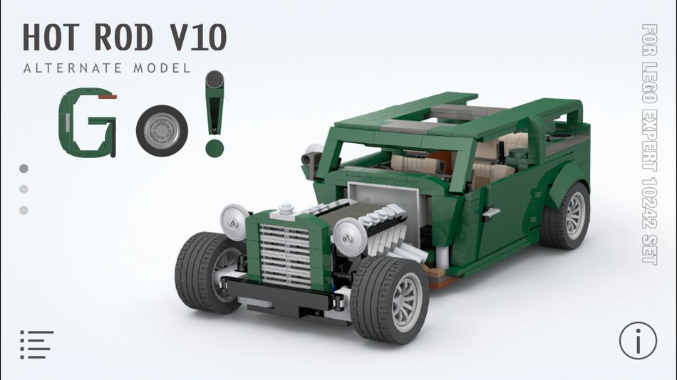 #1. Hot Rod for LEGO 10242 Set (iOS) 来自: Sergey Slobodenyuk