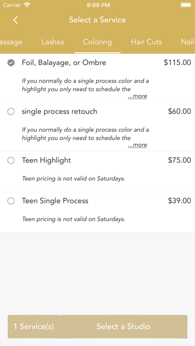 Zano Salons Screenshot