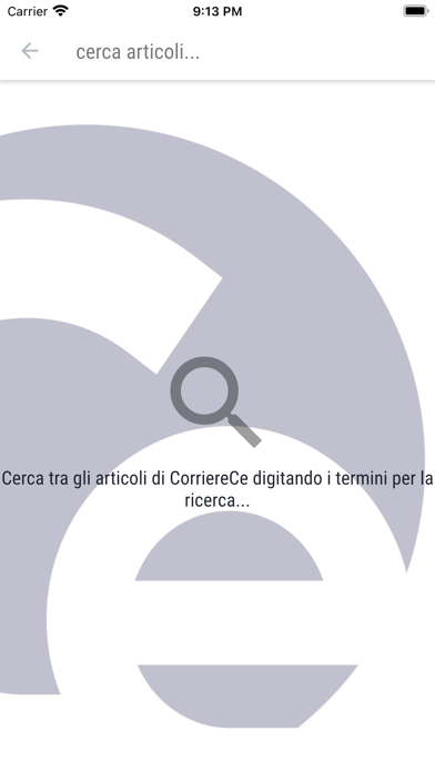 Corriere Ce Screenshot