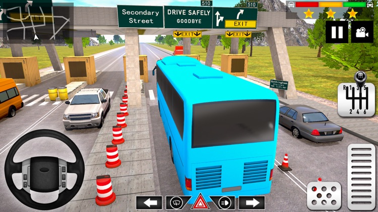 Coach Bus Driving Simulator 3D screenshot-3