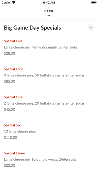 Mahwah Pizza & Pasta Screenshot