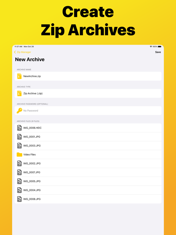 Zip Manager - Unzip & Archiveのおすすめ画像1