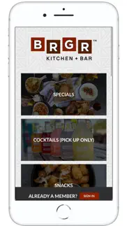 brgr kitchen and bar iphone screenshot 2