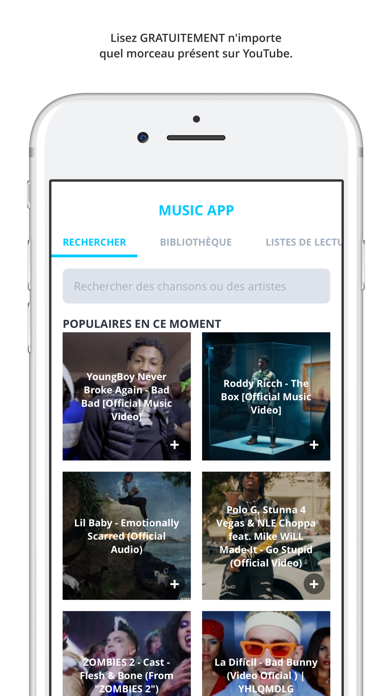 Screenshot #1 pour Music App