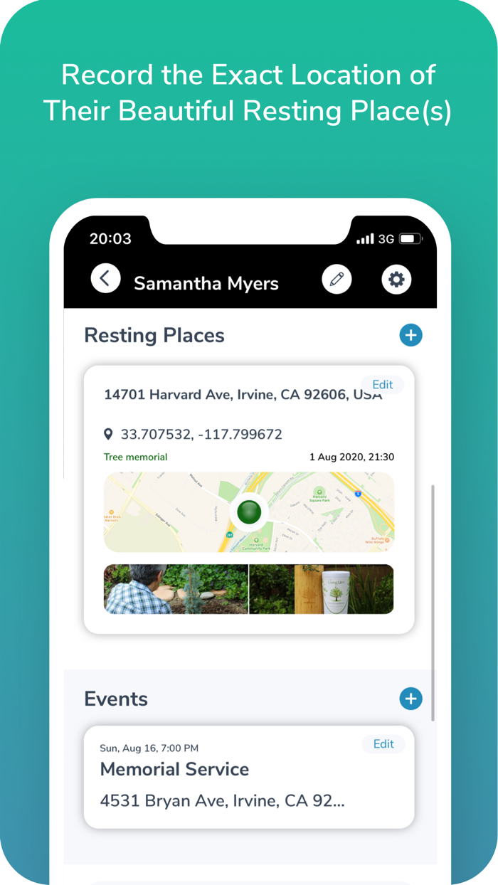 Ecorial® Memorials in Nature