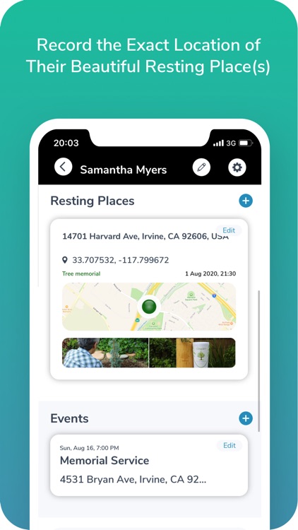 Ecorial®, Memorials in Nature screenshot-3