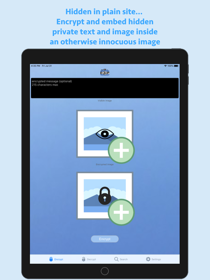 EncryptPic Secure Info and Pics